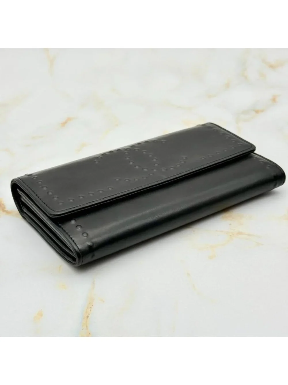 Chanel Studded CC Logo Wallet